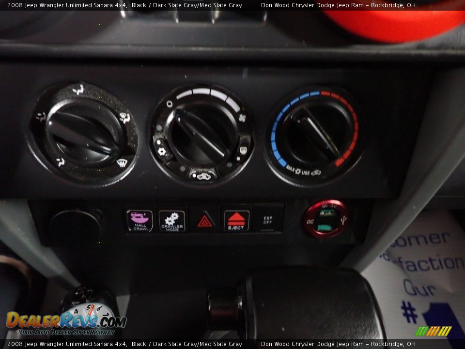2008 Jeep Wrangler Unlimited Sahara 4x4 Black / Dark Slate Gray/Med Slate Gray Photo #14