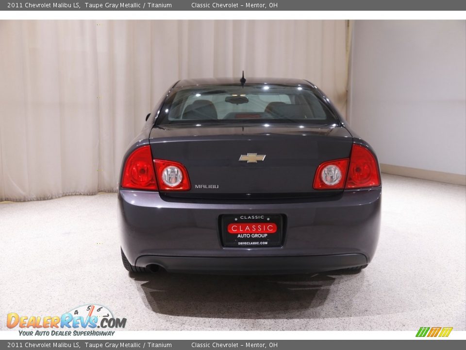 2011 Chevrolet Malibu LS Taupe Gray Metallic / Titanium Photo #15