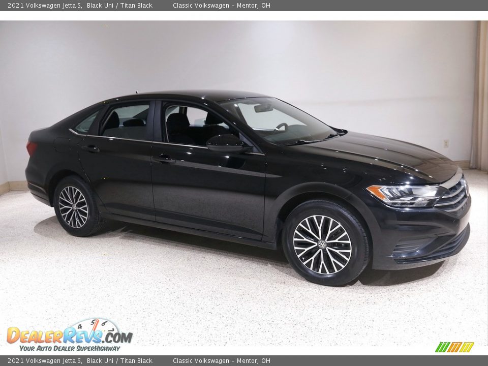 2021 Volkswagen Jetta S Black Uni / Titan Black Photo #1