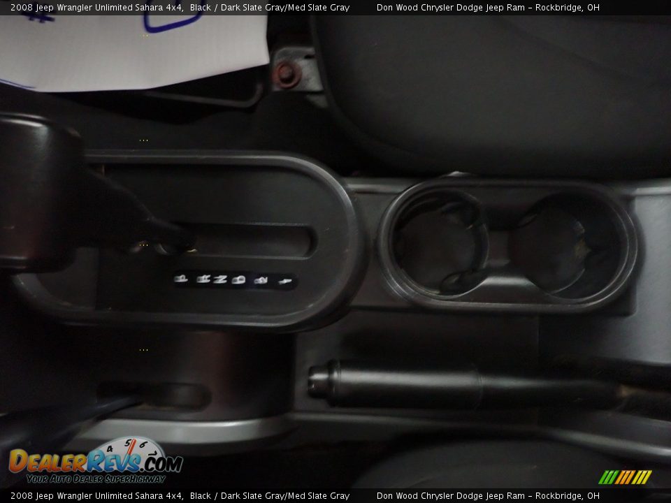 2008 Jeep Wrangler Unlimited Sahara 4x4 Black / Dark Slate Gray/Med Slate Gray Photo #15