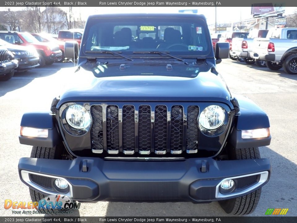 2023 Jeep Gladiator Sport 4x4 Black / Black Photo #9