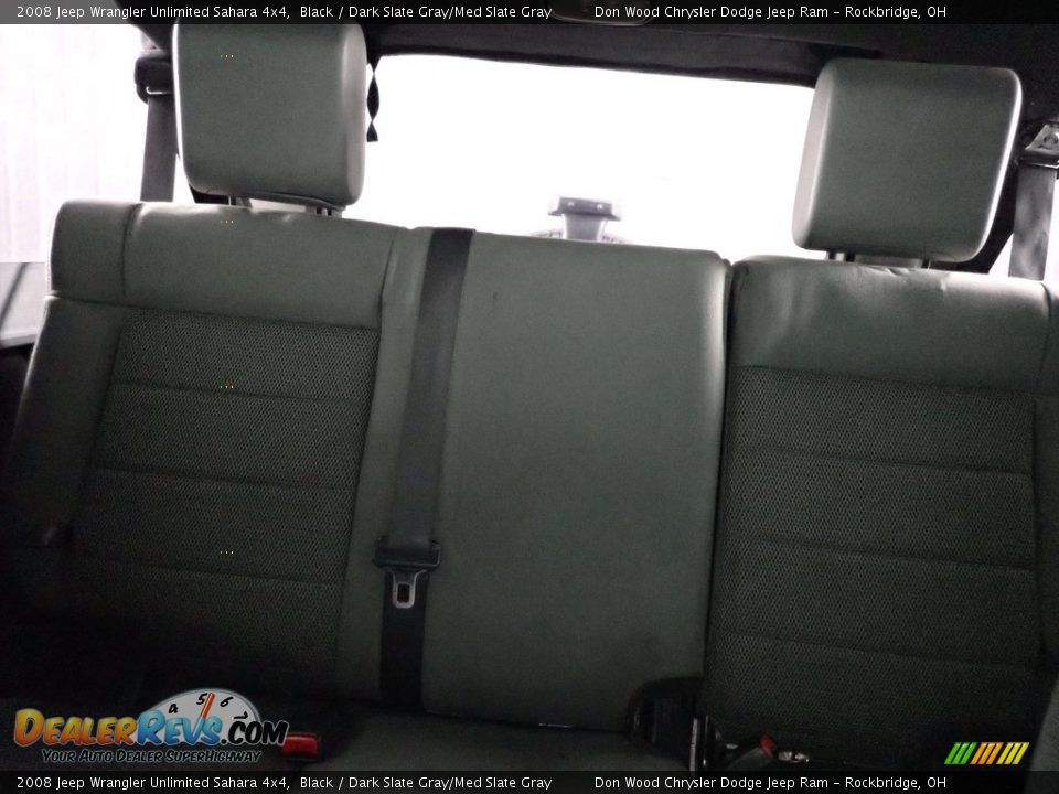 2008 Jeep Wrangler Unlimited Sahara 4x4 Black / Dark Slate Gray/Med Slate Gray Photo #16