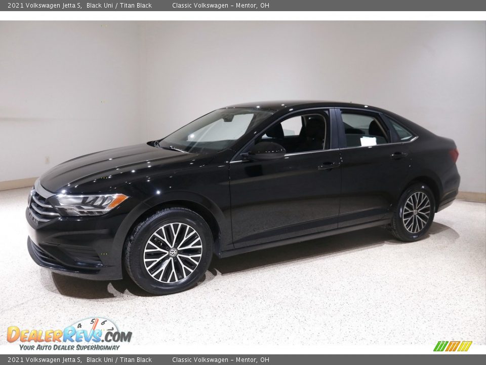 2021 Volkswagen Jetta S Black Uni / Titan Black Photo #3