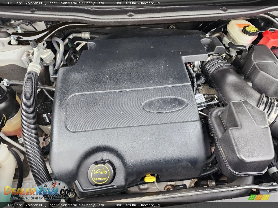 2016 Ford Explorer XLT Ingot Silver Metallic / Ebony Black Photo #25
