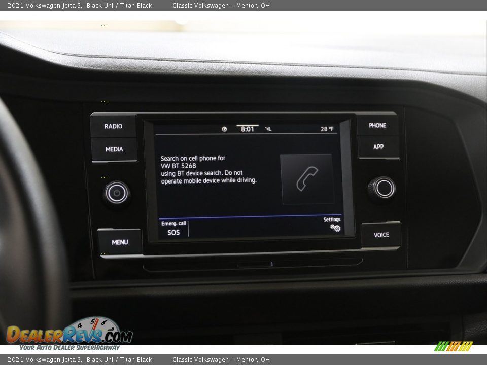 2021 Volkswagen Jetta S Black Uni / Titan Black Photo #11