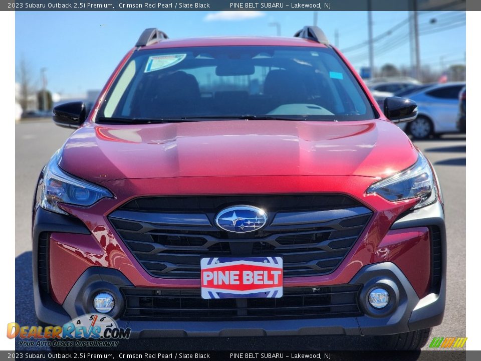 2023 Subaru Outback 2.5i Premium Crimson Red Pearl / Slate Black Photo #2