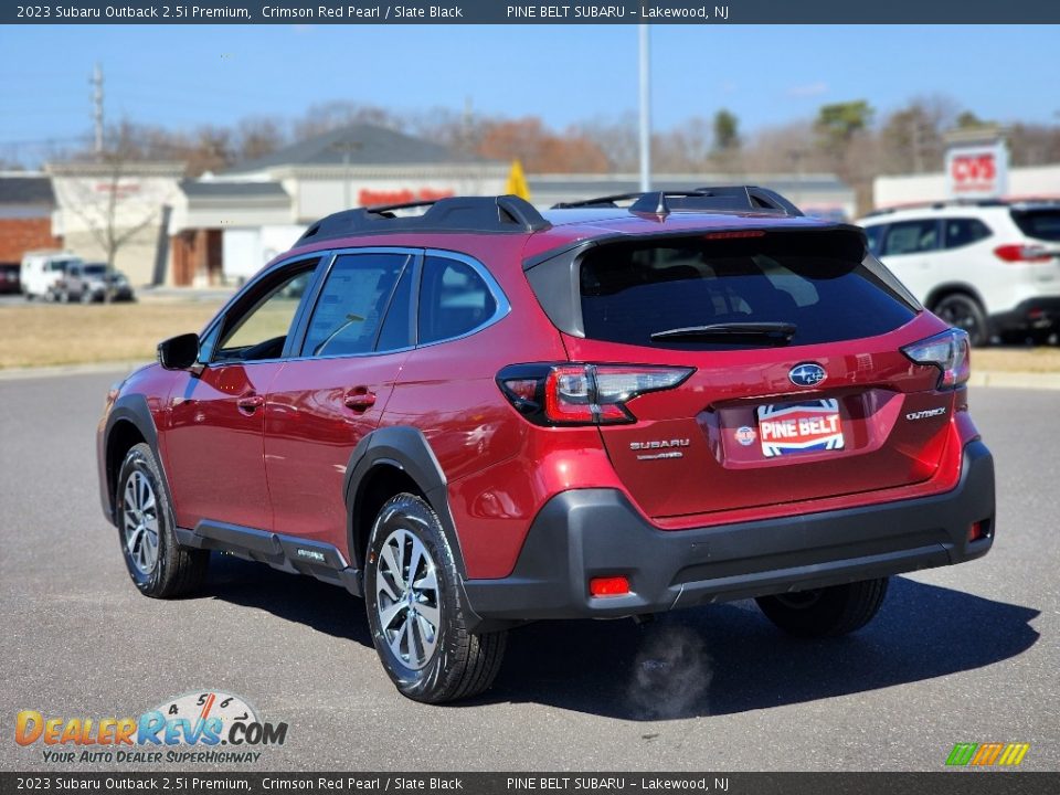 2023 Subaru Outback 2.5i Premium Crimson Red Pearl / Slate Black Photo #4