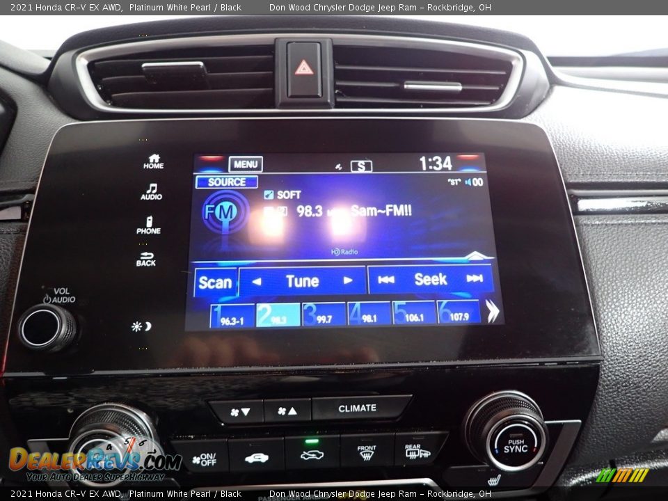 2021 Honda CR-V EX AWD Platinum White Pearl / Black Photo #2