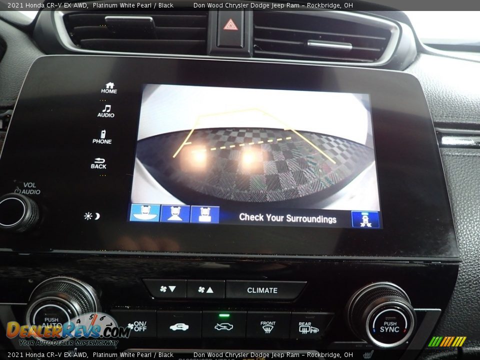 2021 Honda CR-V EX AWD Platinum White Pearl / Black Photo #3