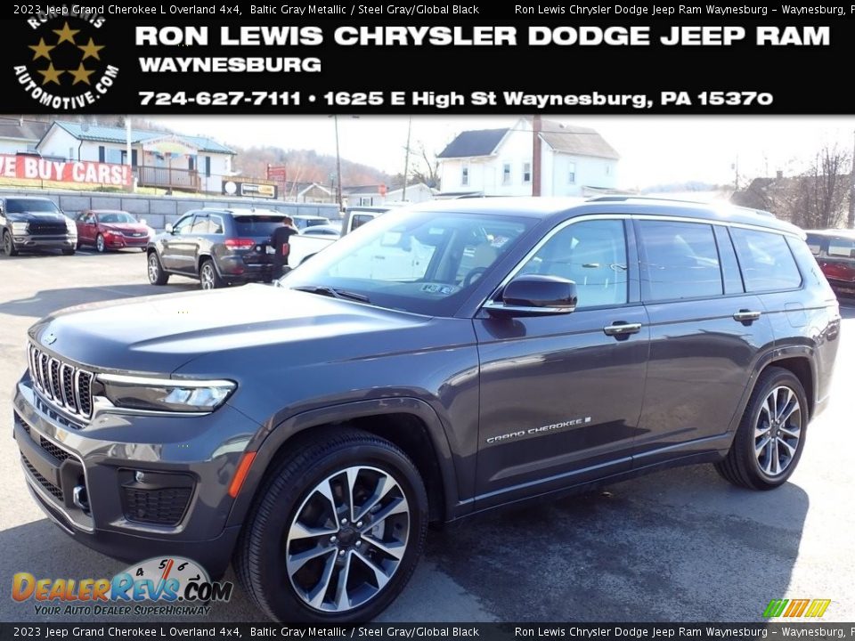 2023 Jeep Grand Cherokee L Overland 4x4 Baltic Gray Metallic / Steel Gray/Global Black Photo #1