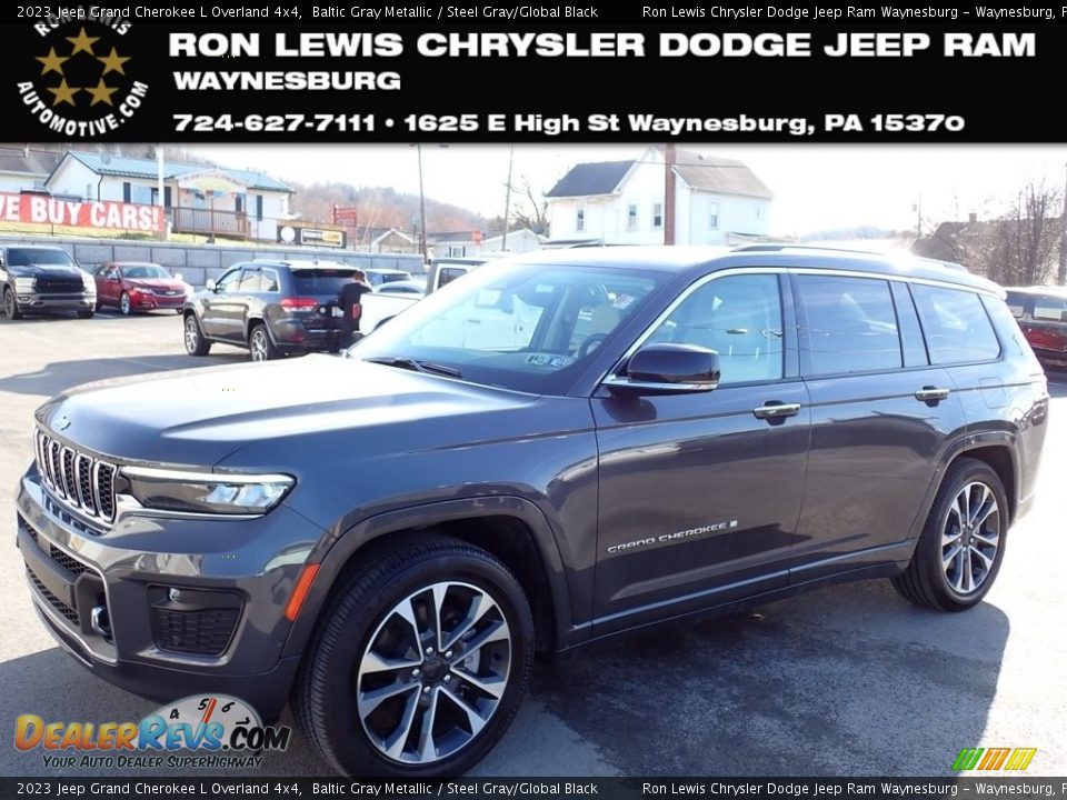 2023 Jeep Grand Cherokee L Overland 4x4 Baltic Gray Metallic / Steel Gray/Global Black Photo #1