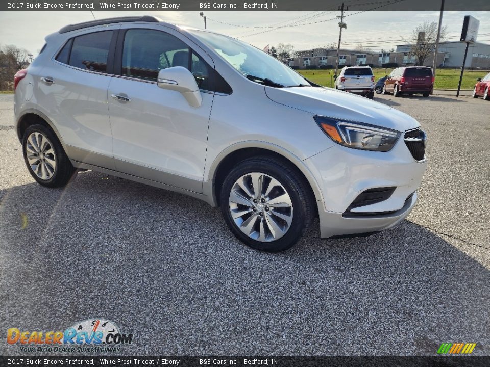 2017 Buick Encore Preferred White Frost Tricoat / Ebony Photo #4