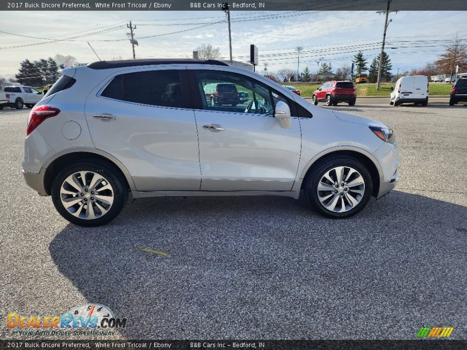 2017 Buick Encore Preferred White Frost Tricoat / Ebony Photo #5