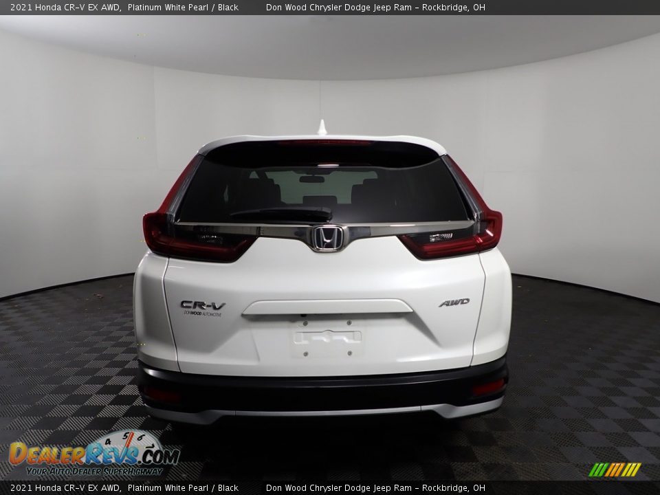 2021 Honda CR-V EX AWD Platinum White Pearl / Black Photo #9