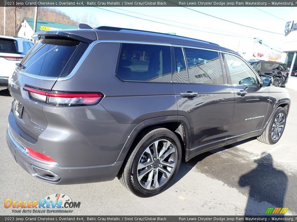 2023 Jeep Grand Cherokee L Overland 4x4 Baltic Gray Metallic / Steel Gray/Global Black Photo #6