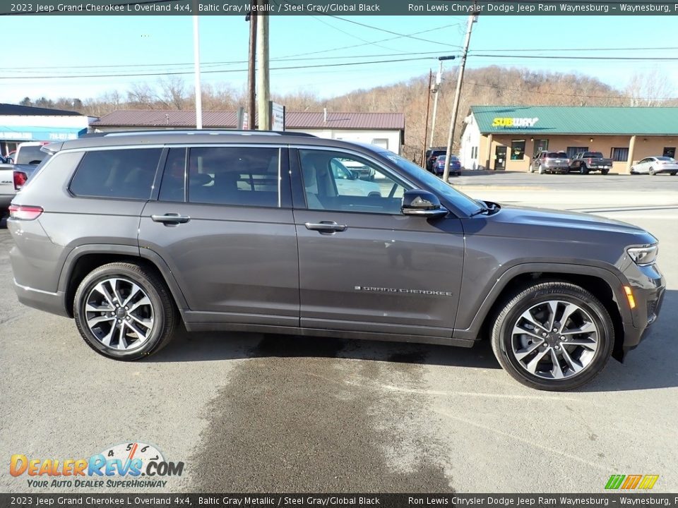 2023 Jeep Grand Cherokee L Overland 4x4 Baltic Gray Metallic / Steel Gray/Global Black Photo #7