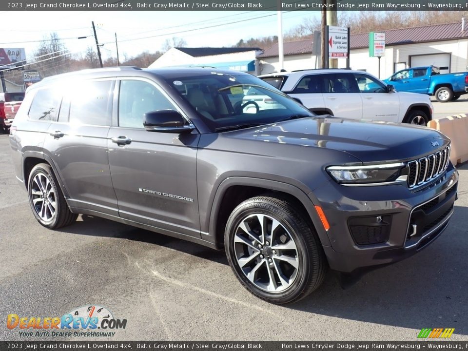 2023 Jeep Grand Cherokee L Overland 4x4 Baltic Gray Metallic / Steel Gray/Global Black Photo #8