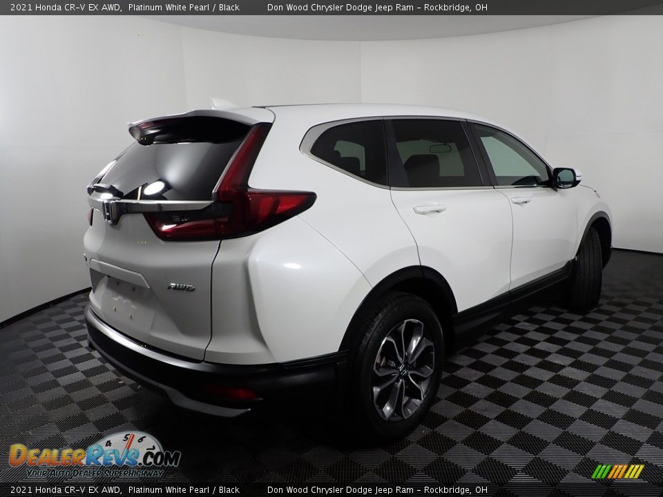 2021 Honda CR-V EX AWD Platinum White Pearl / Black Photo #12