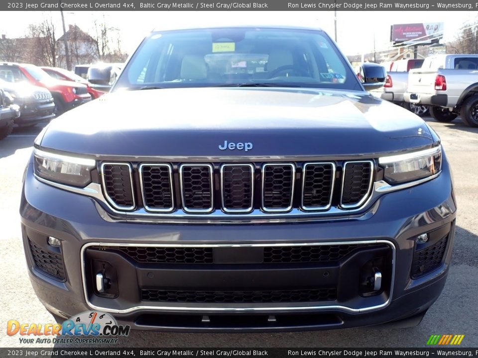 2023 Jeep Grand Cherokee L Overland 4x4 Baltic Gray Metallic / Steel Gray/Global Black Photo #9