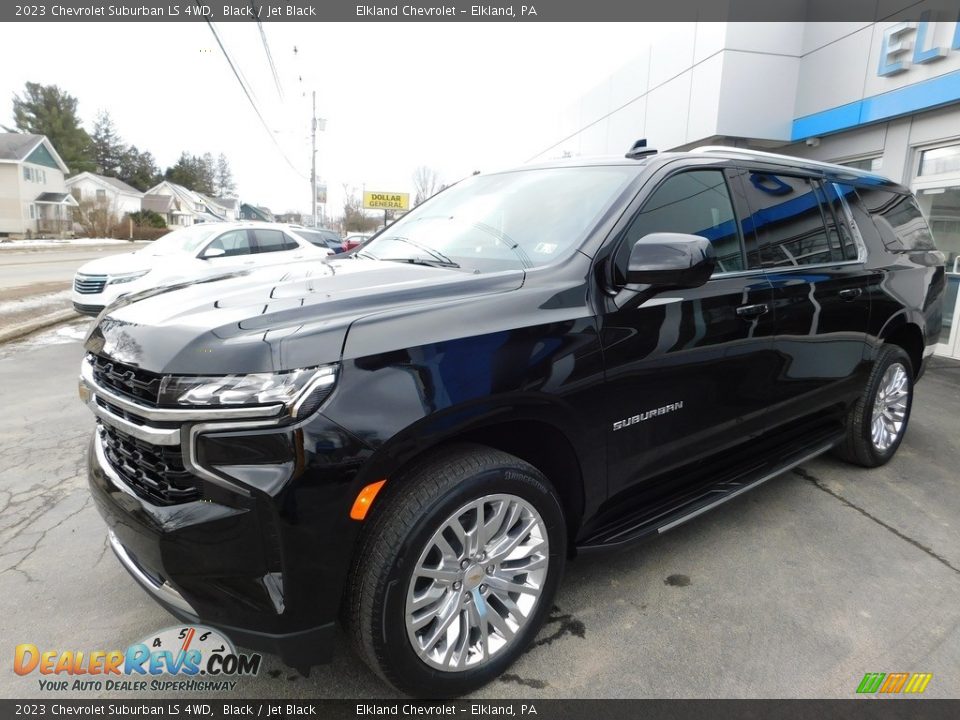 2023 Chevrolet Suburban LS 4WD Black / Jet Black Photo #2