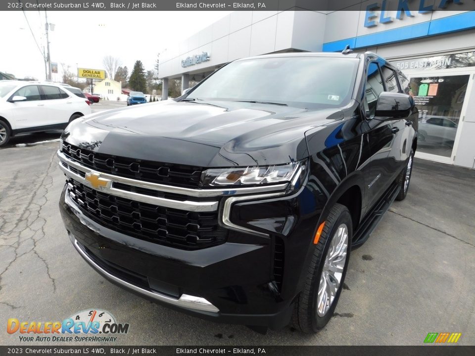 2023 Chevrolet Suburban LS 4WD Black / Jet Black Photo #3