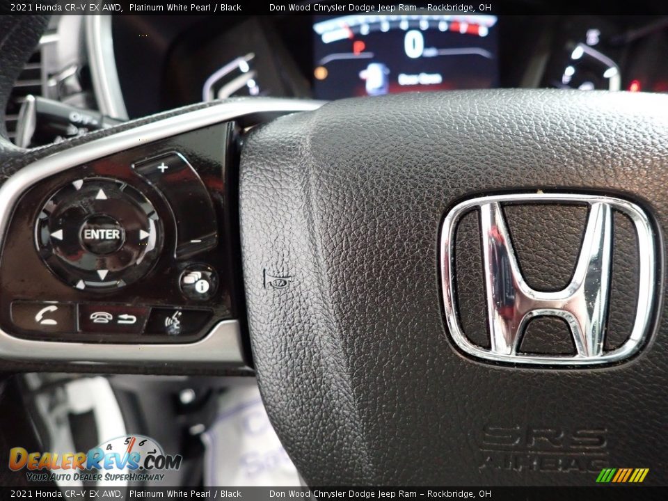 2021 Honda CR-V EX AWD Platinum White Pearl / Black Photo #18