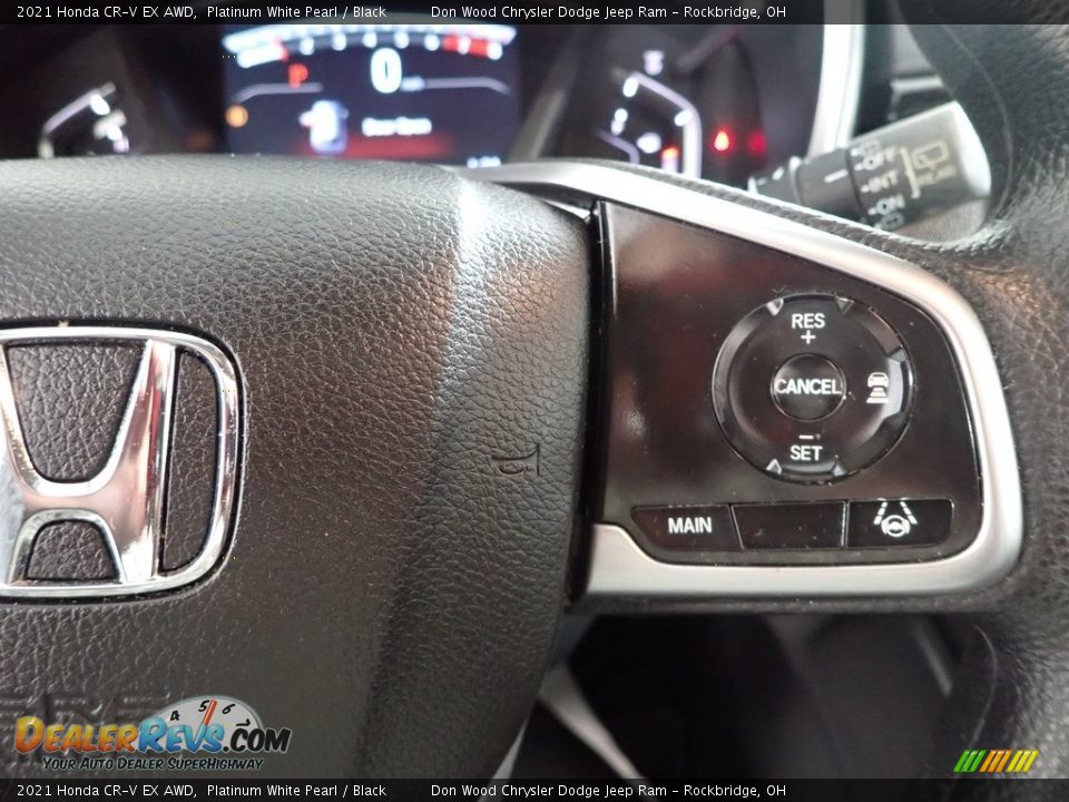 2021 Honda CR-V EX AWD Platinum White Pearl / Black Photo #19