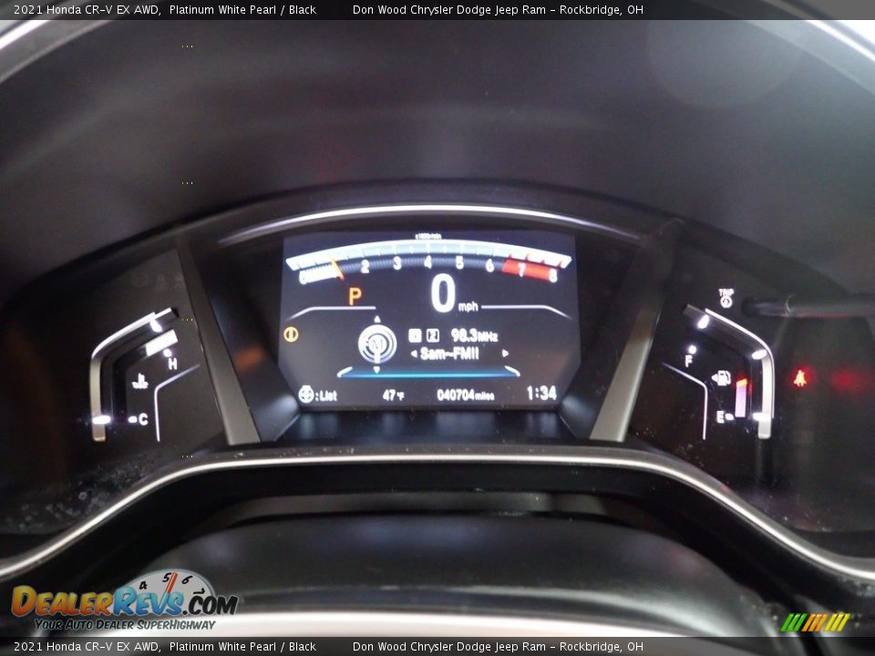 2021 Honda CR-V EX AWD Platinum White Pearl / Black Photo #20