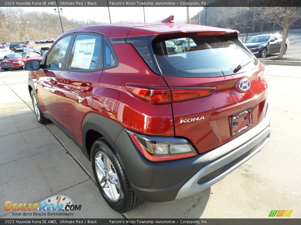 2023 Hyundai Kona SE AWD Ultimate Red / Black Photo #5