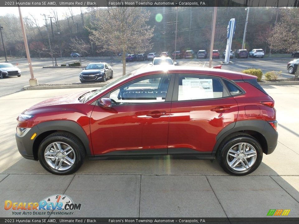 2023 Hyundai Kona SE AWD Ultimate Red / Black Photo #6