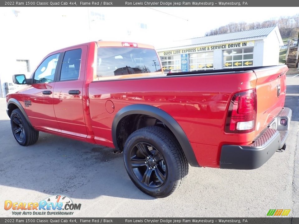 2022 Ram 1500 Classic Quad Cab 4x4 Flame Red / Black Photo #3