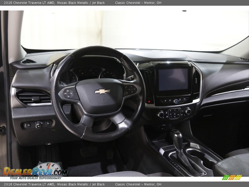 2018 Chevrolet Traverse LT AWD Mosaic Black Metallic / Jet Black Photo #6