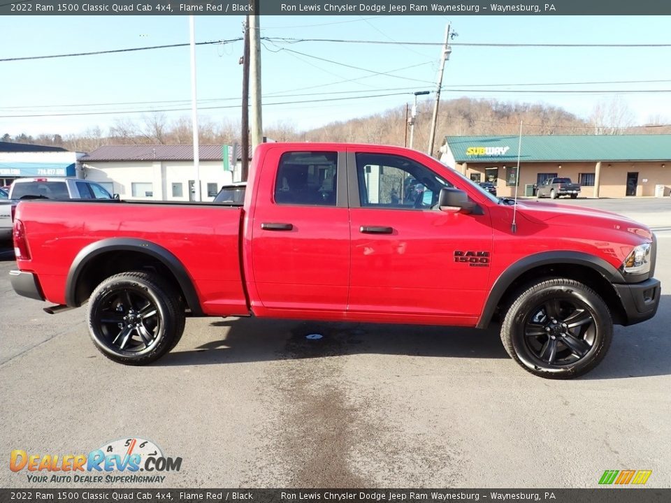 2022 Ram 1500 Classic Quad Cab 4x4 Flame Red / Black Photo #8