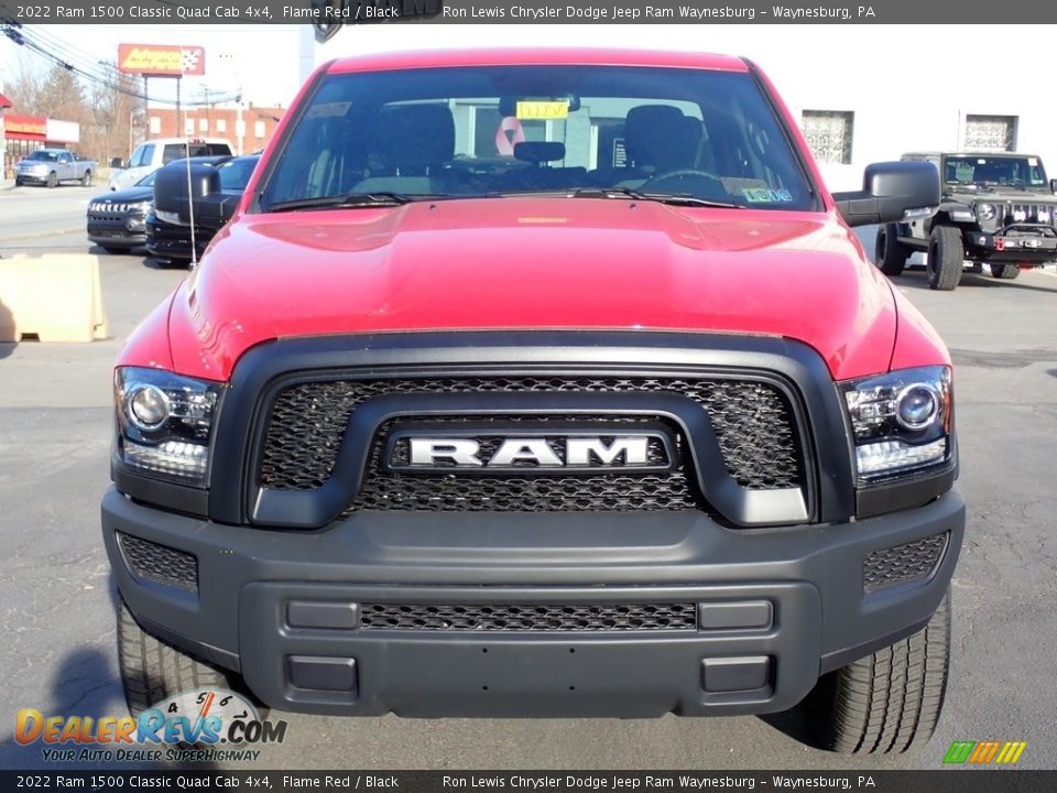 2022 Ram 1500 Classic Quad Cab 4x4 Flame Red / Black Photo #10