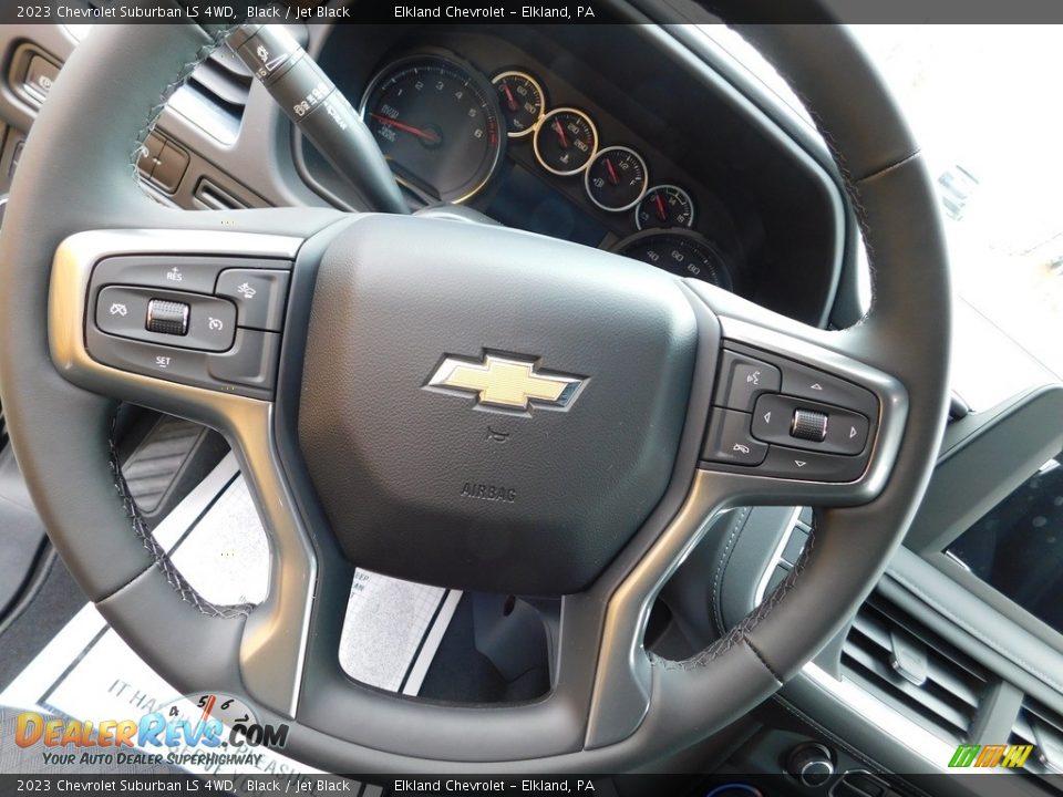 2023 Chevrolet Suburban LS 4WD Black / Jet Black Photo #23