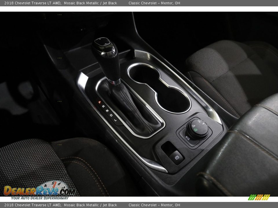 2018 Chevrolet Traverse LT AWD Mosaic Black Metallic / Jet Black Photo #15