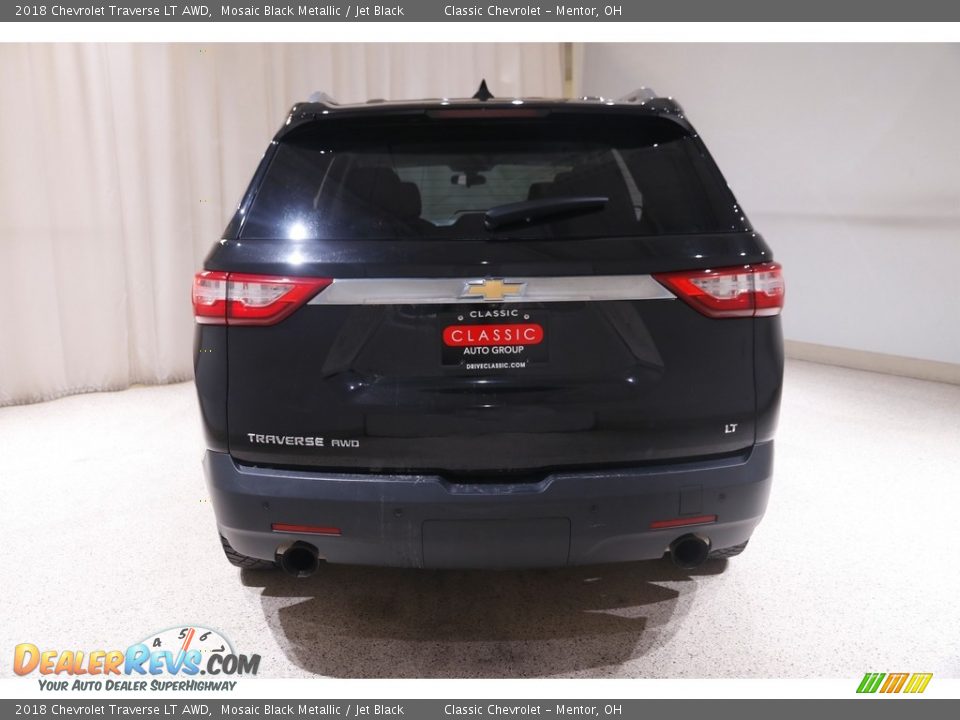 2018 Chevrolet Traverse LT AWD Mosaic Black Metallic / Jet Black Photo #21
