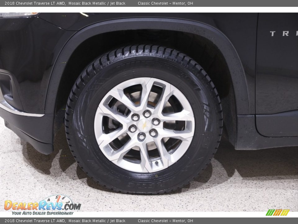 2018 Chevrolet Traverse LT AWD Mosaic Black Metallic / Jet Black Photo #23
