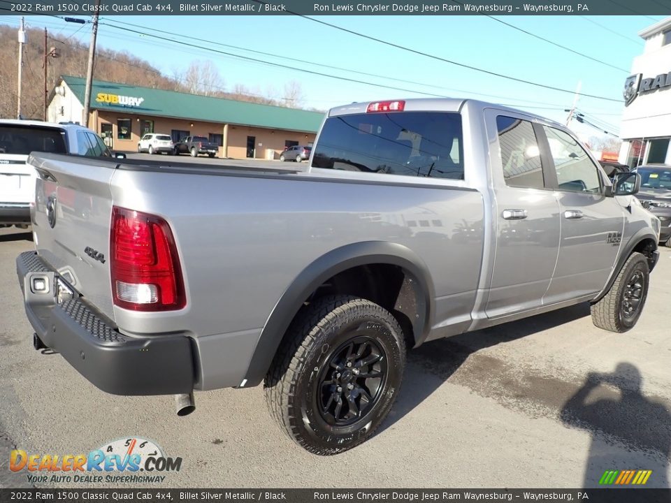 2022 Ram 1500 Classic Quad Cab 4x4 Billet Silver Metallic / Black Photo #7