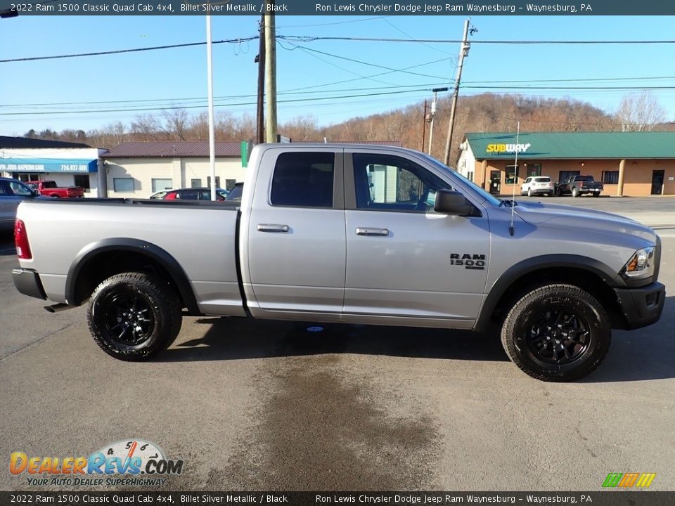 2022 Ram 1500 Classic Quad Cab 4x4 Billet Silver Metallic / Black Photo #8