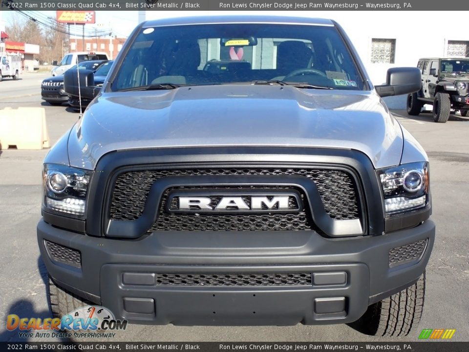 2022 Ram 1500 Classic Quad Cab 4x4 Billet Silver Metallic / Black Photo #10