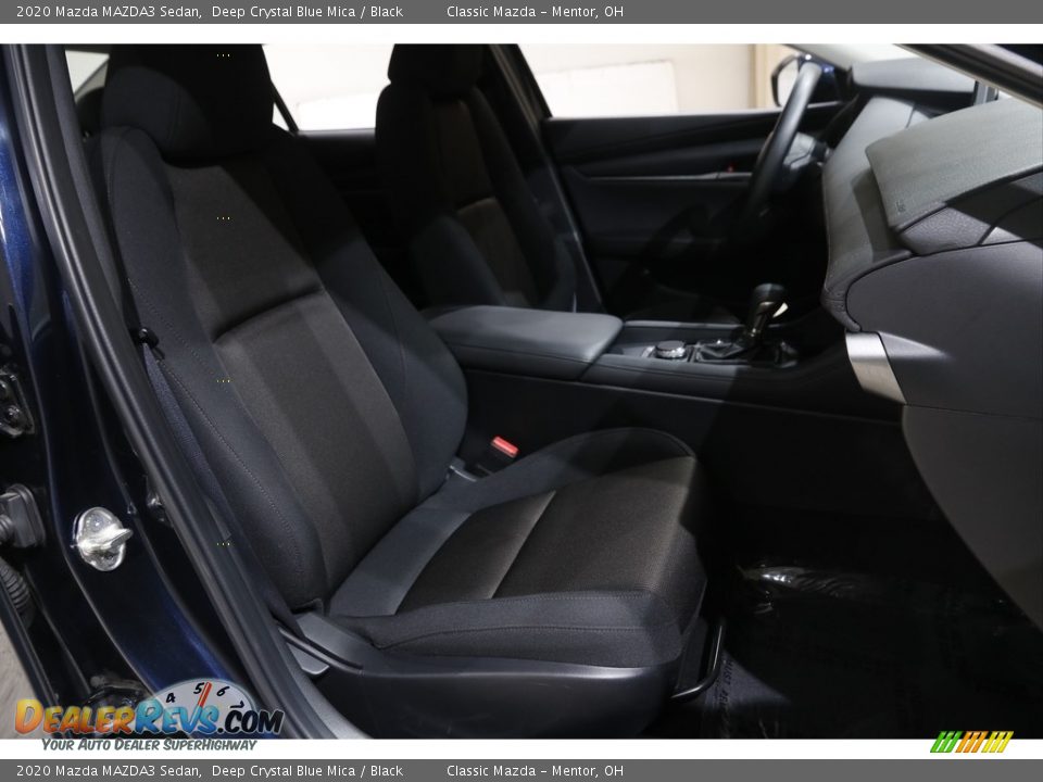 2020 Mazda MAZDA3 Sedan Deep Crystal Blue Mica / Black Photo #14