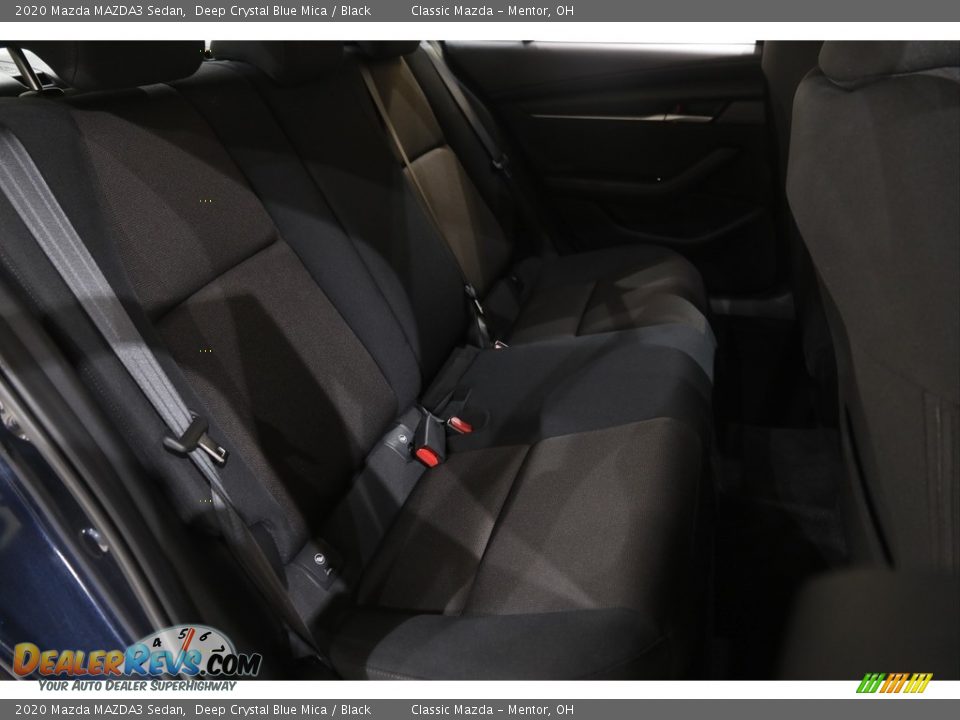 2020 Mazda MAZDA3 Sedan Deep Crystal Blue Mica / Black Photo #15