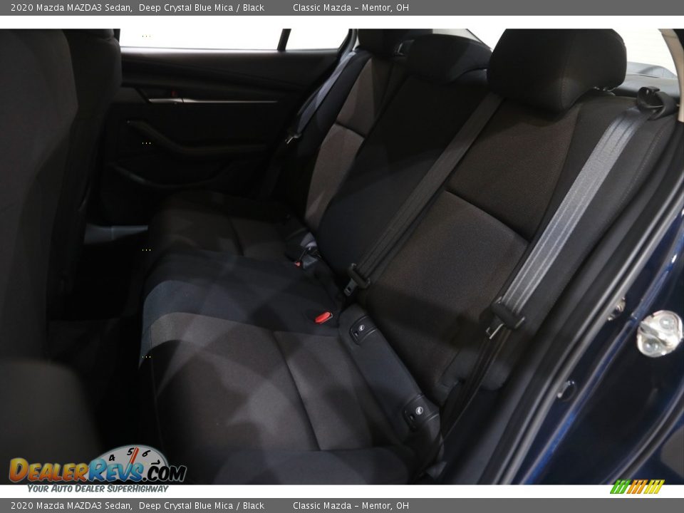 2020 Mazda MAZDA3 Sedan Deep Crystal Blue Mica / Black Photo #16