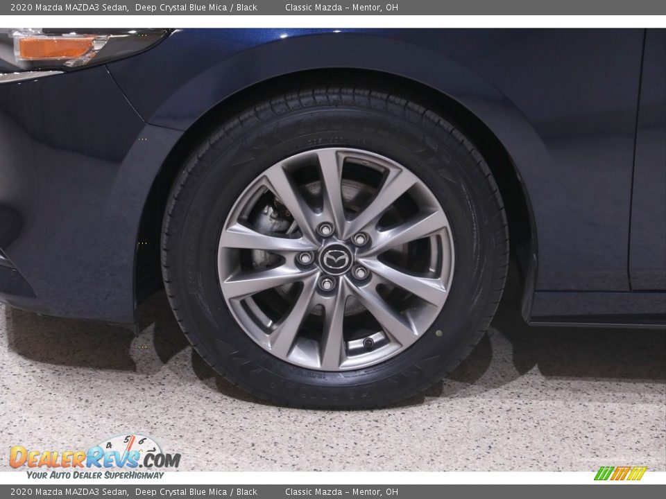 2020 Mazda MAZDA3 Sedan Deep Crystal Blue Mica / Black Photo #19