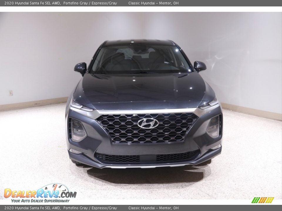 2020 Hyundai Santa Fe SEL AWD Portofino Gray / Espresso/Gray Photo #2