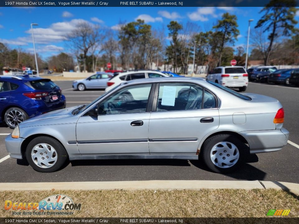 Vogue Silver Metallic 1997 Honda Civic LX Sedan Photo #6