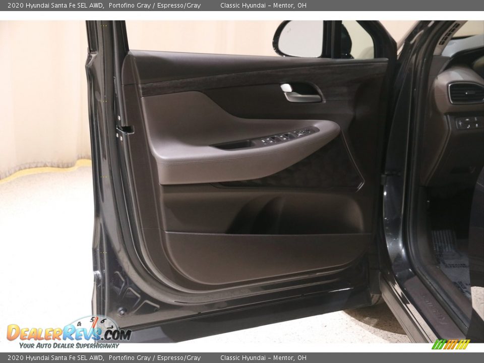 2020 Hyundai Santa Fe SEL AWD Portofino Gray / Espresso/Gray Photo #4