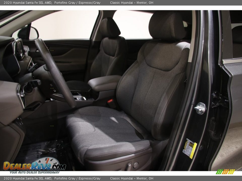 2020 Hyundai Santa Fe SEL AWD Portofino Gray / Espresso/Gray Photo #5