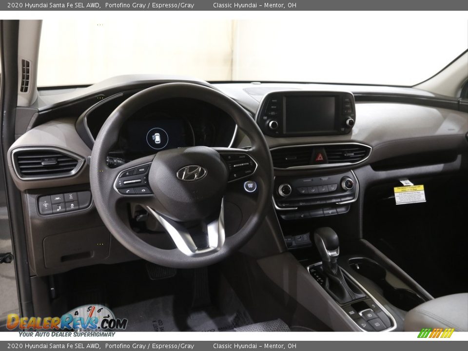 2020 Hyundai Santa Fe SEL AWD Portofino Gray / Espresso/Gray Photo #6